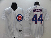 Cubs 44 Anthony Rizzo White 2020 Nike Cool Base Jersey,baseball caps,new era cap wholesale,wholesale hats